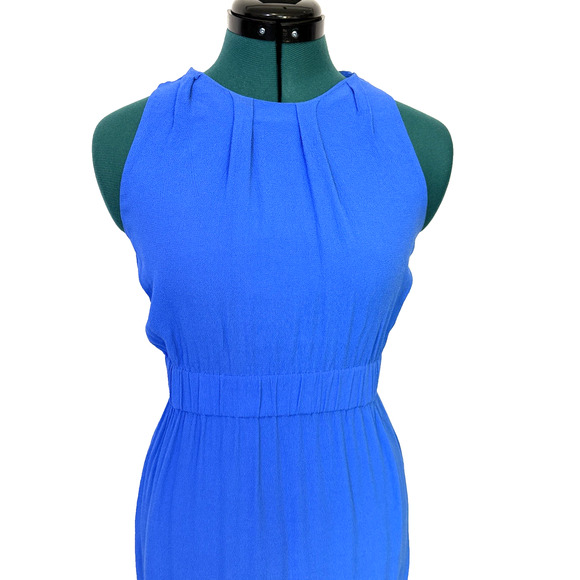 Kate Spade Carlie Elastic Waist Crepe Mini Sheath‎ Dress Blue Size 2 - Picture 4 of 10